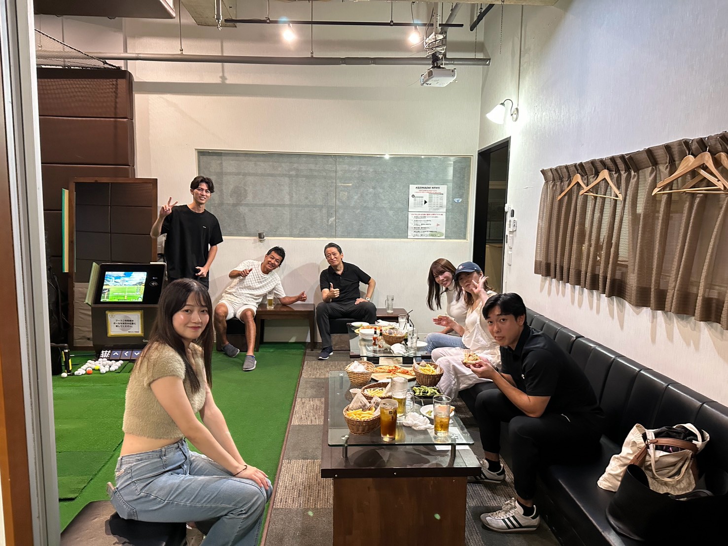 JCSPO×麹町ゴルフ チャリティーコンペイベントの参加者集合写真